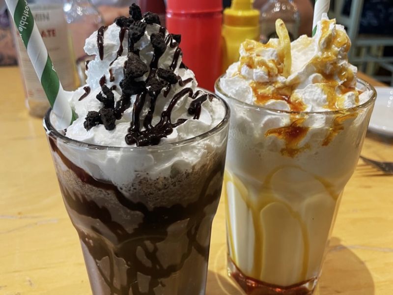 Frozen drink at Cafe Thrive