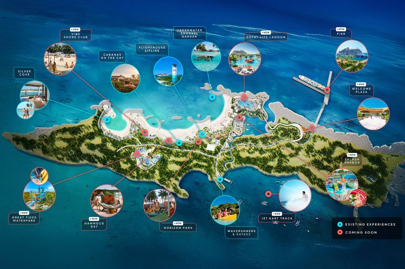 Great Stirrup Cay Map NCL