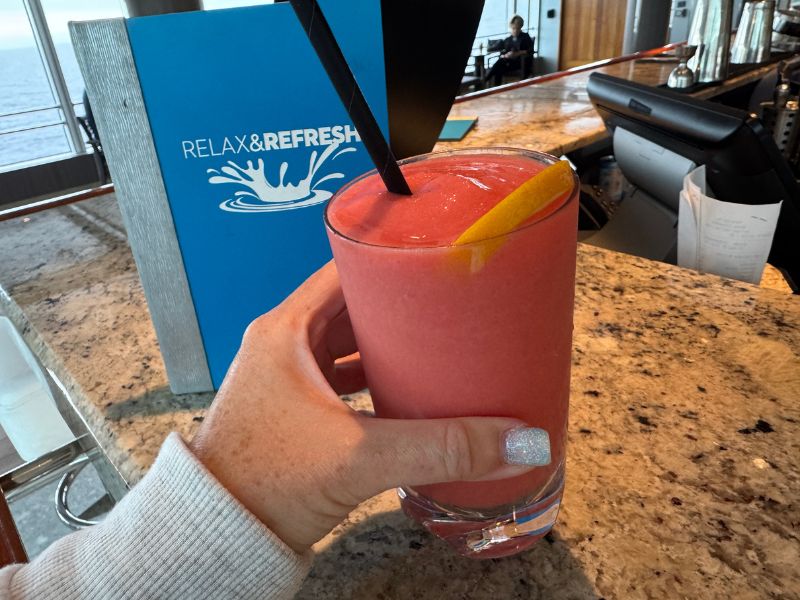 drink on Holland America