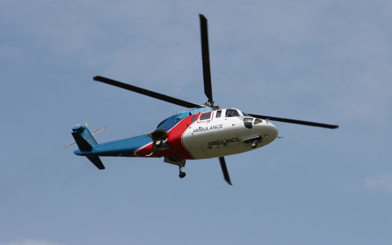 Helicopter evacuation