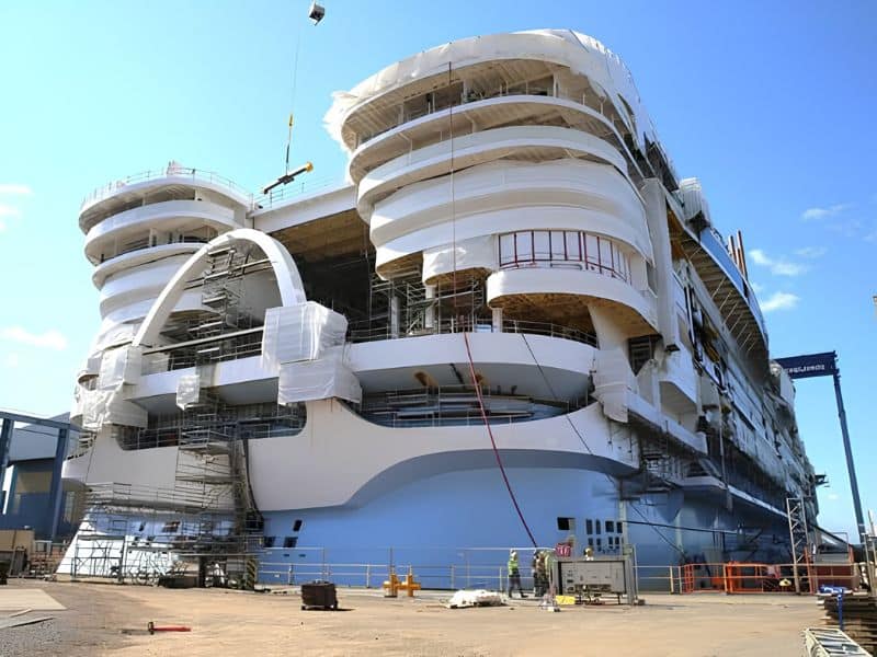 Hero of the Seas Hull Aft Meyer Turku Shipyard