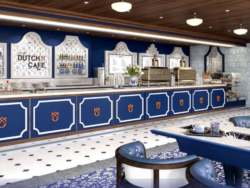 Holland America HAL Zuiderdam Grand Dutch Cafe
