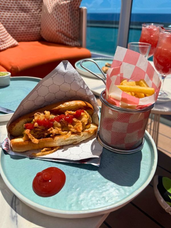 hot dog on Princess