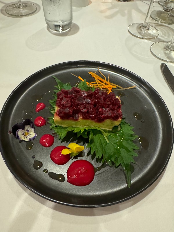 vegan starter on Seadream