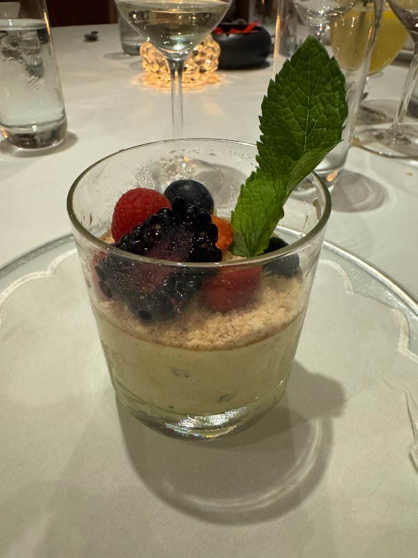 vegan dessert on Seadream