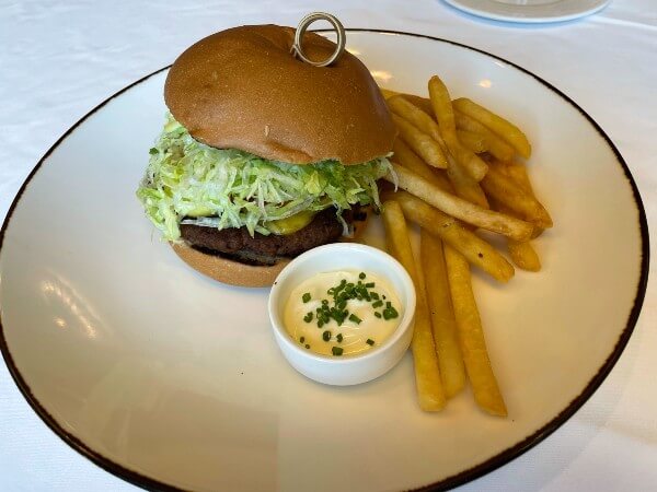 Impossible burger on Disney Cruise Line