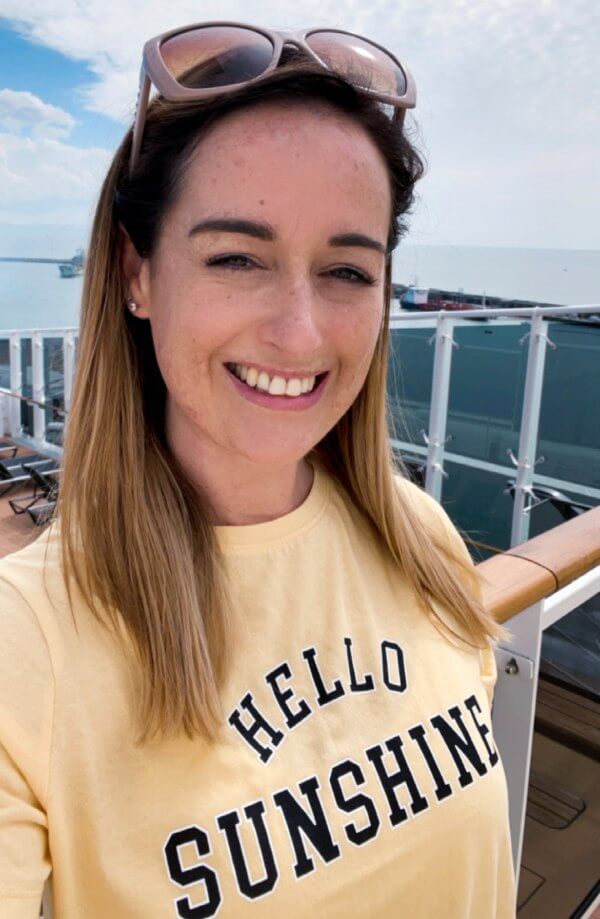 Me on board MSC Virtuosa