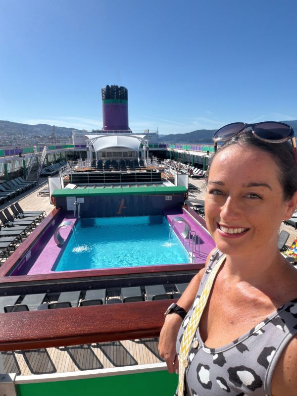Jenni on Ambassador Cruise Line's Ambience