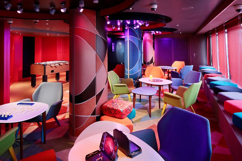 The Loft teen space on Holland America Line