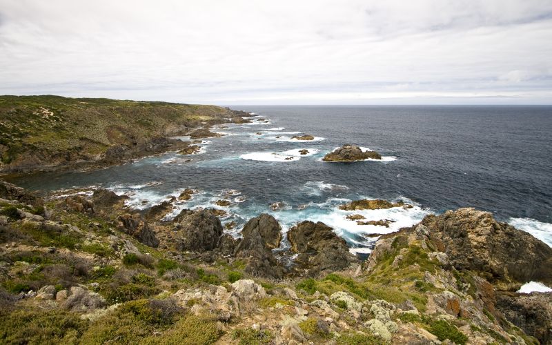 King Island coastline