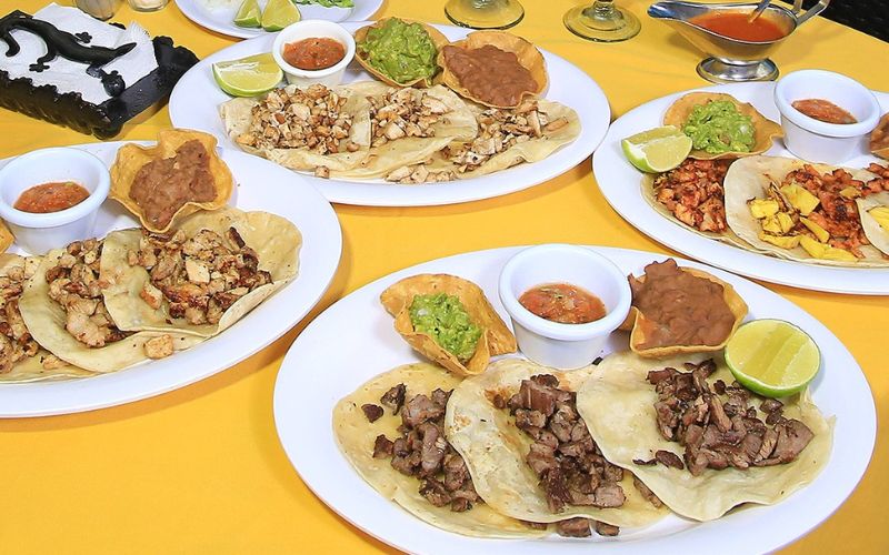 servings of tacos at La Mission restaurant