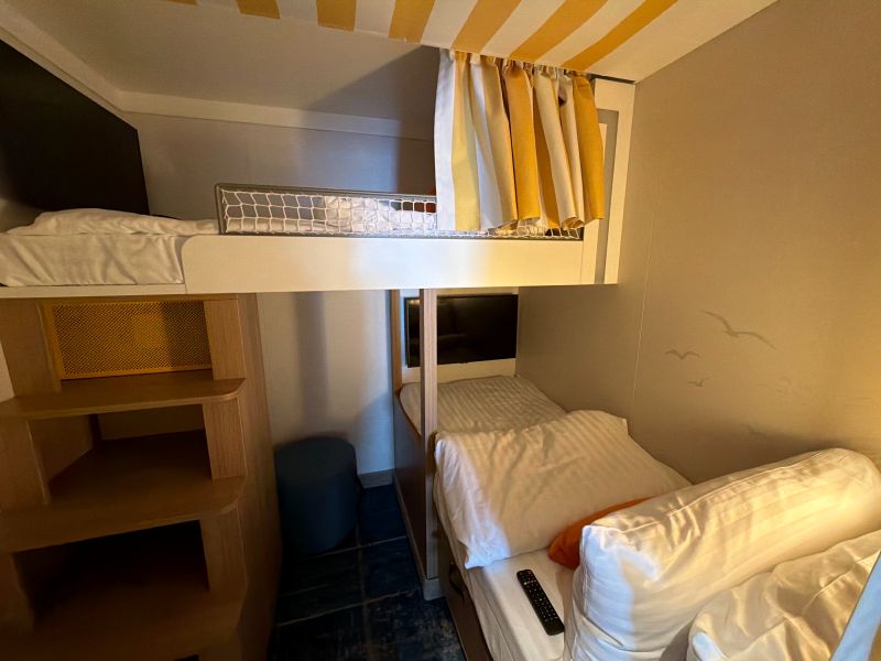 Legend of the Seas Family Infinite Oceanview Balcony Kids Sleeping Area