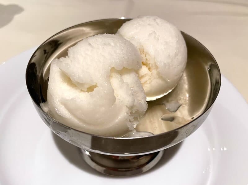 Lemon sorbet