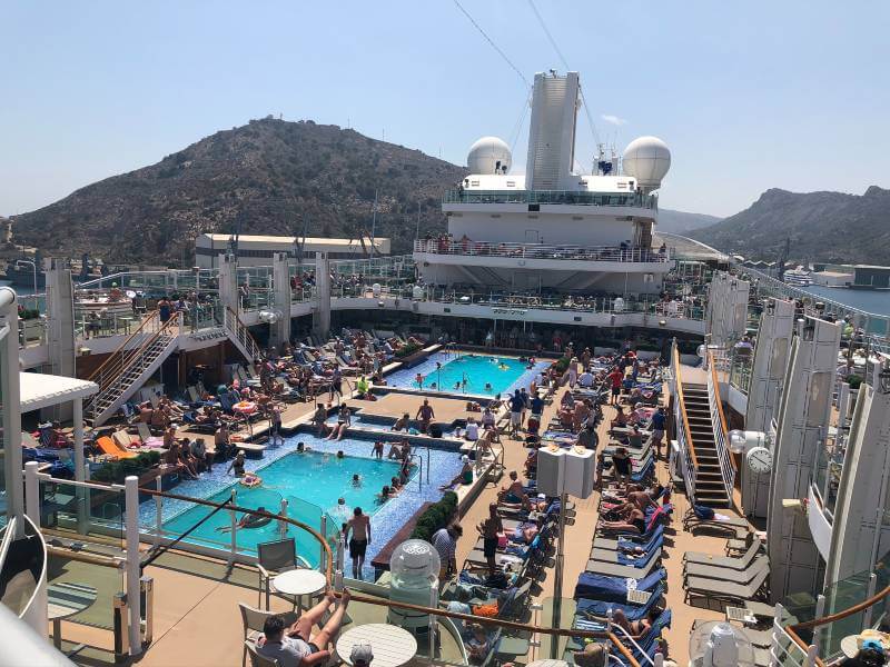 Lido Deck on Britannia