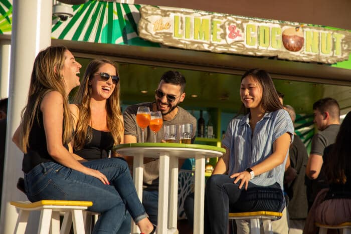 Friends at The Lime & Coconut