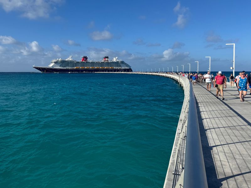 Lookout Cay pier