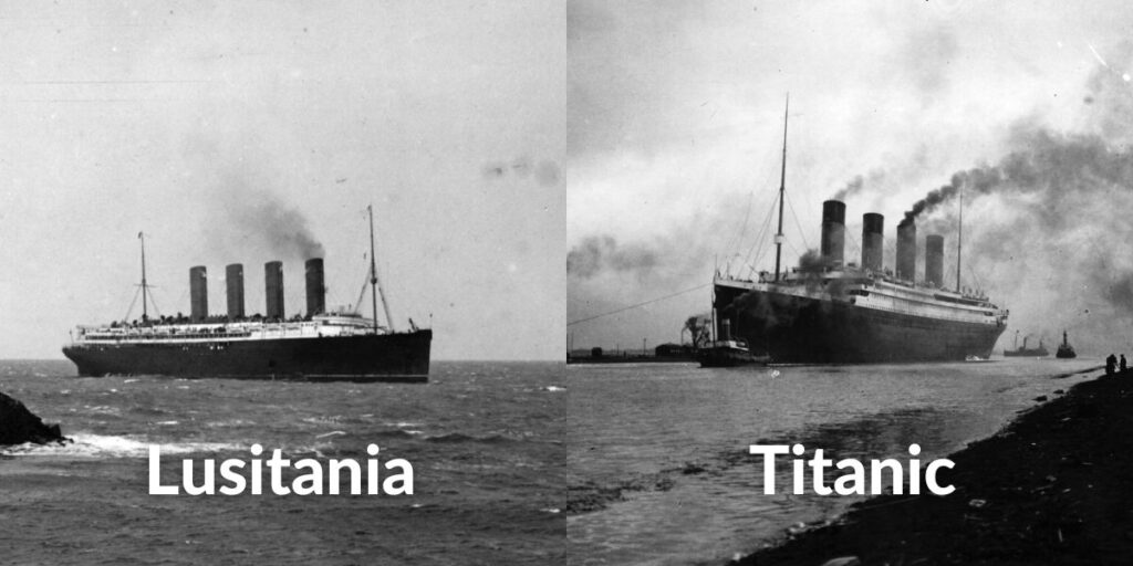 Lusitania vs Titanic