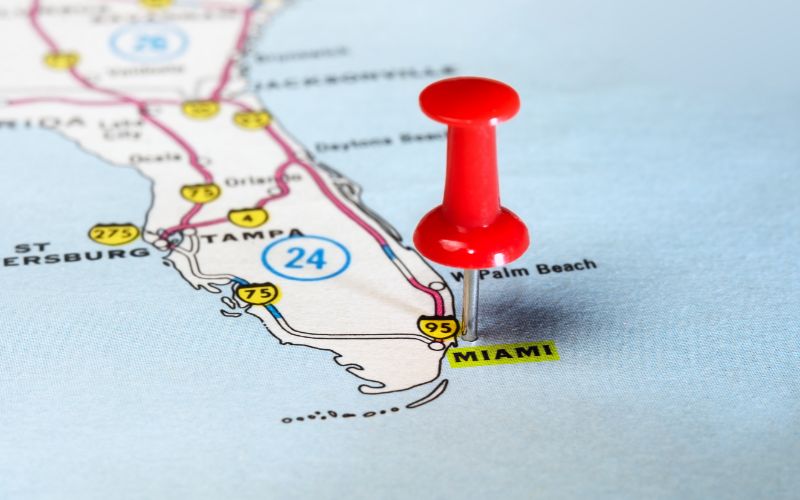 MAP OF FLORIDA