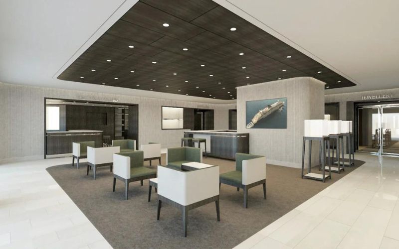 MSC Euribia's shopping plaza