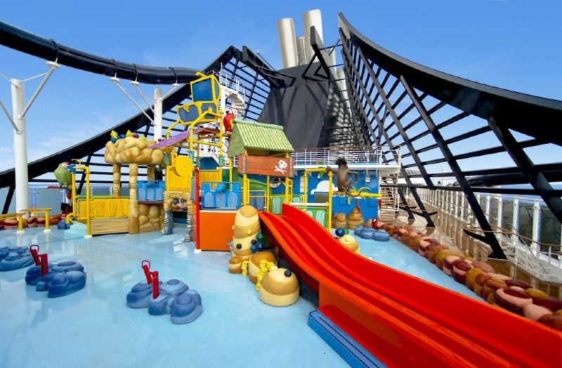 kids splashpark on MSC cruise ship