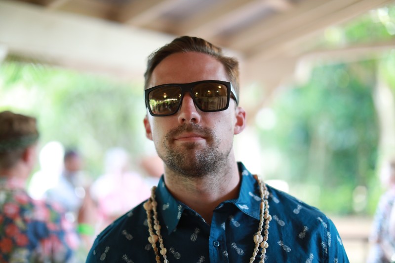 Man in Pineapple shirt