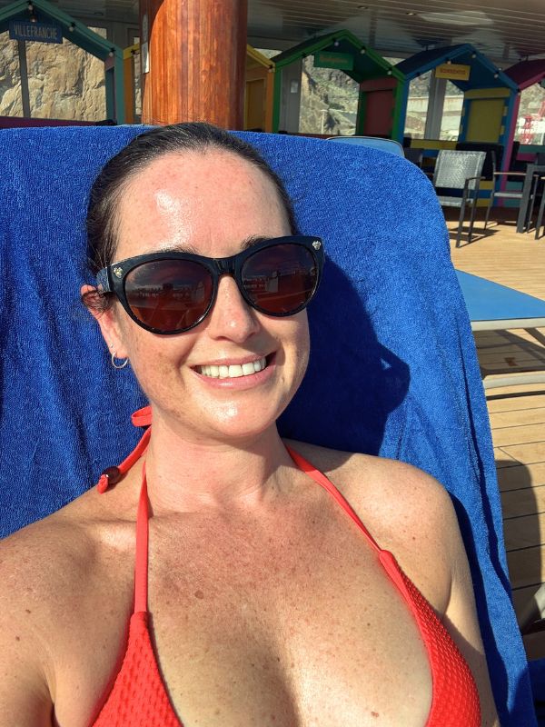 Cruise Mummy on a Marella cruise in bikini