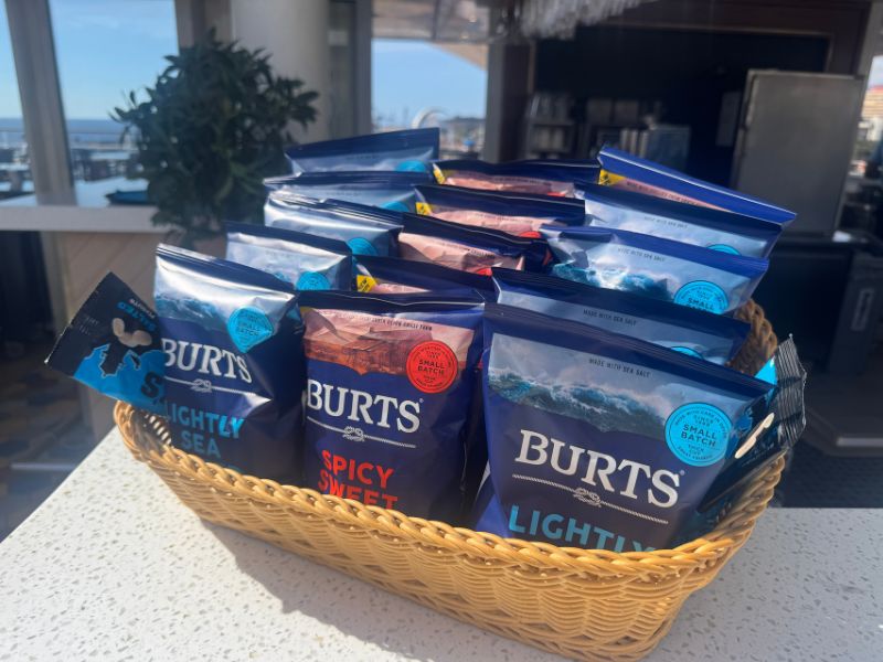 Crisps on a Marella cruise