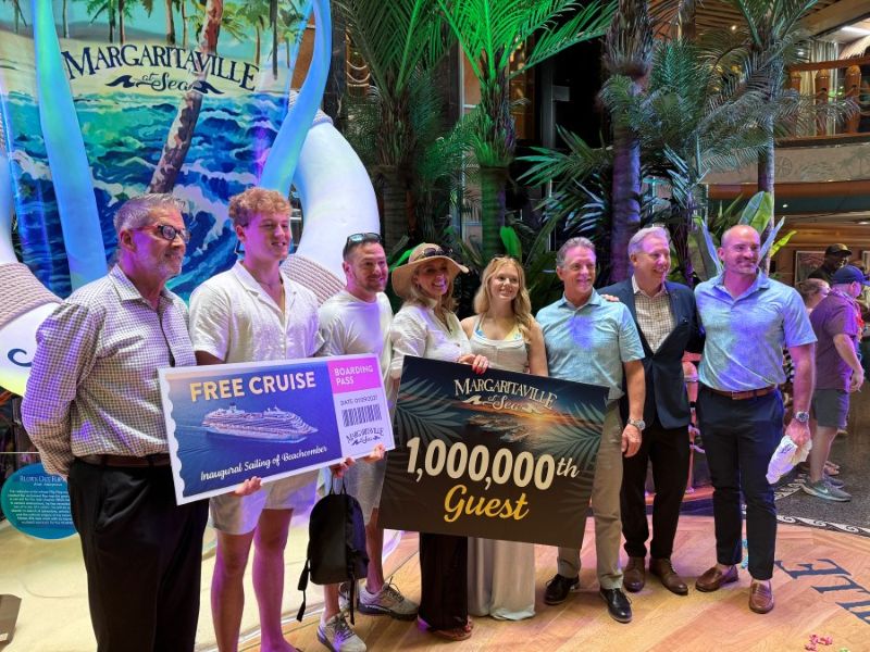 Margaritaville at Sea Islander One Millionth Guest