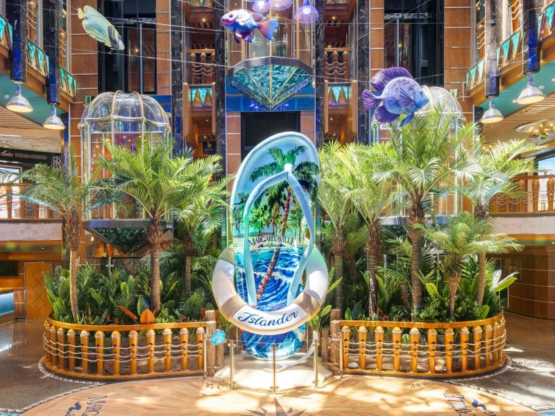 Margaritaville at Sea Islander atrium