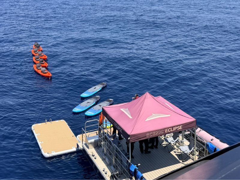 Scenic Eclipse Marina platform