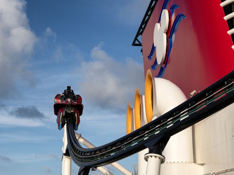 Ironcycle Test Run on Disney Adventure
