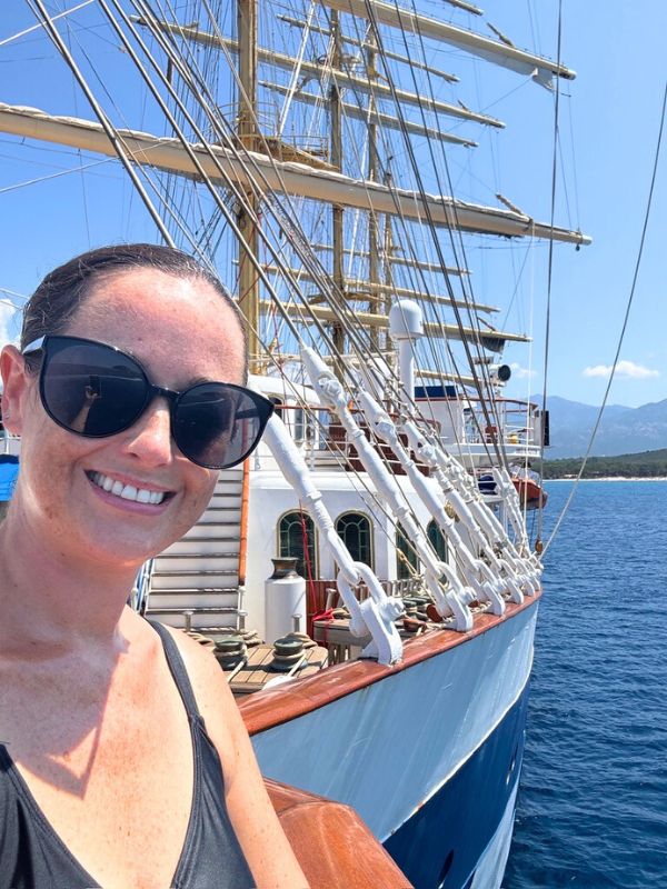 Me onboard Royal Clipper