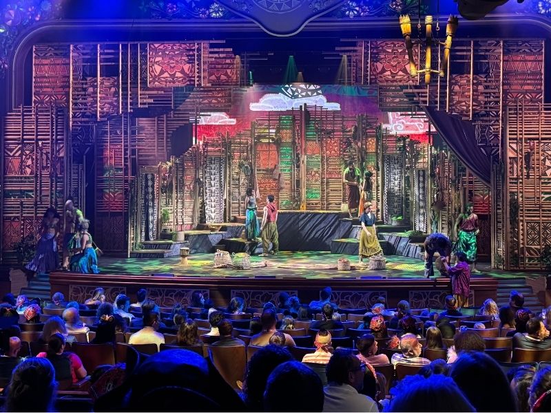 Moana show on Disney Treasure