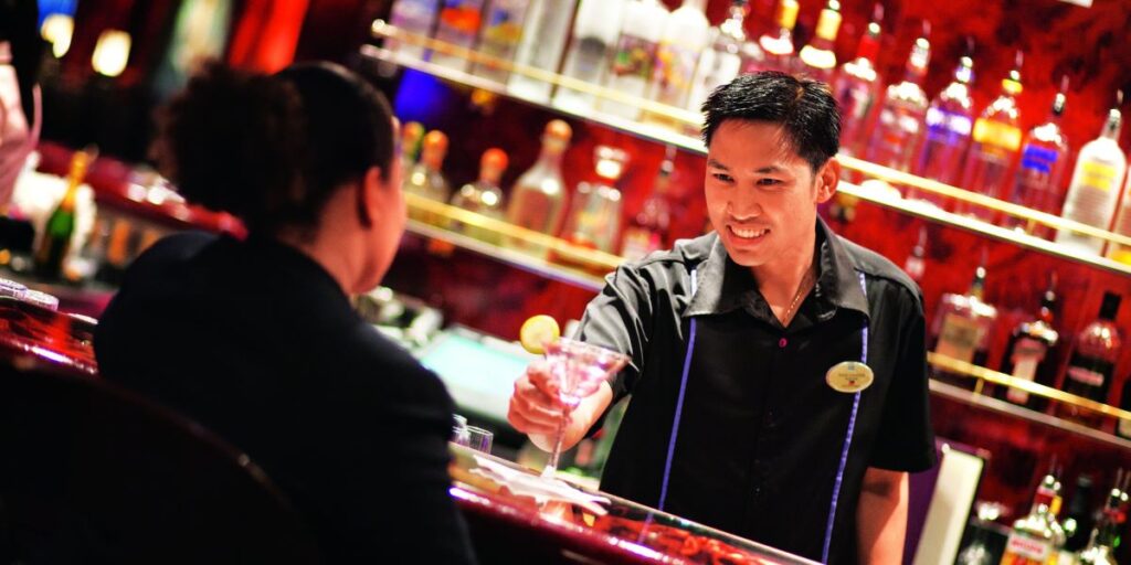 NCL crew bartender
