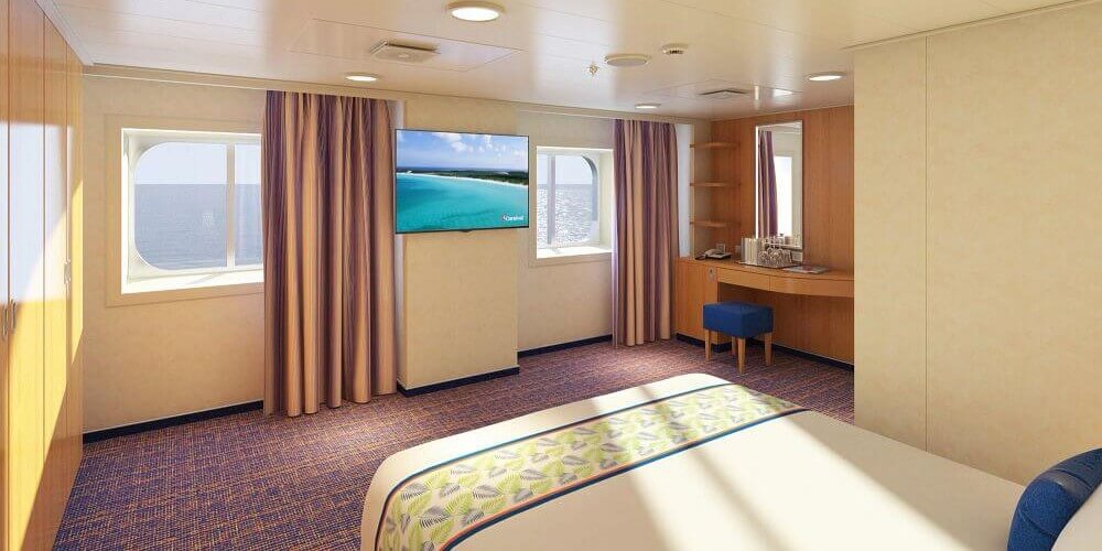 Ocean View room with 2 windows on Carnival Horizon