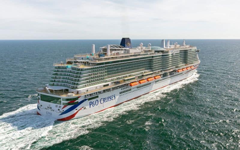 P&O Cruises Ionn sea trials