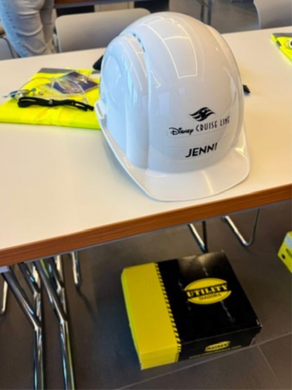 PPE - hat, boots, vest