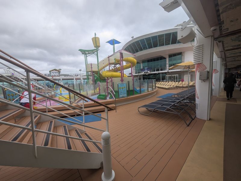 Royal Caribbean quiet pool deck
