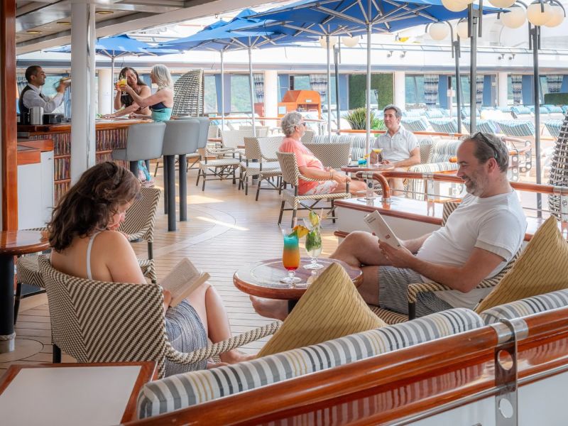Relaxing on an Ambassador cruise