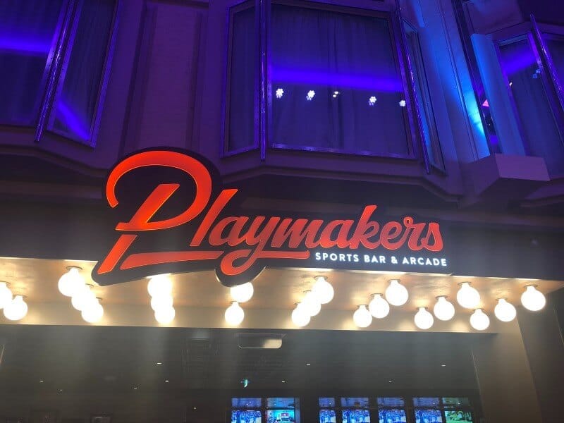 Promenade room above Playmakers Sports Bar