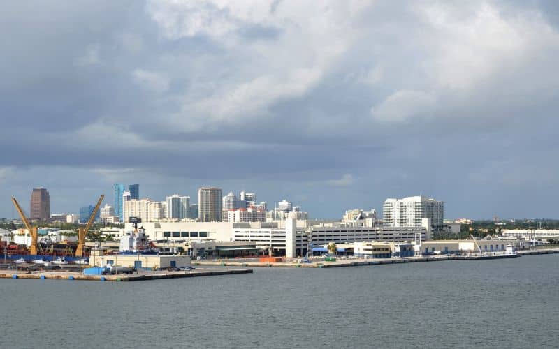 View of Port Everglades