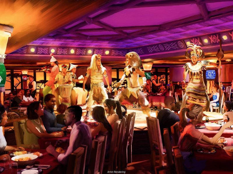 Pride Lands: Feast of the Lion King render for Disney Destiny