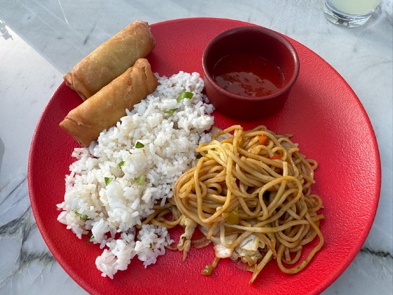 Princess buffet food