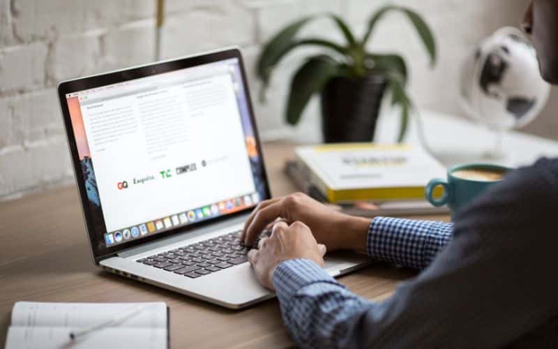 A person doing research