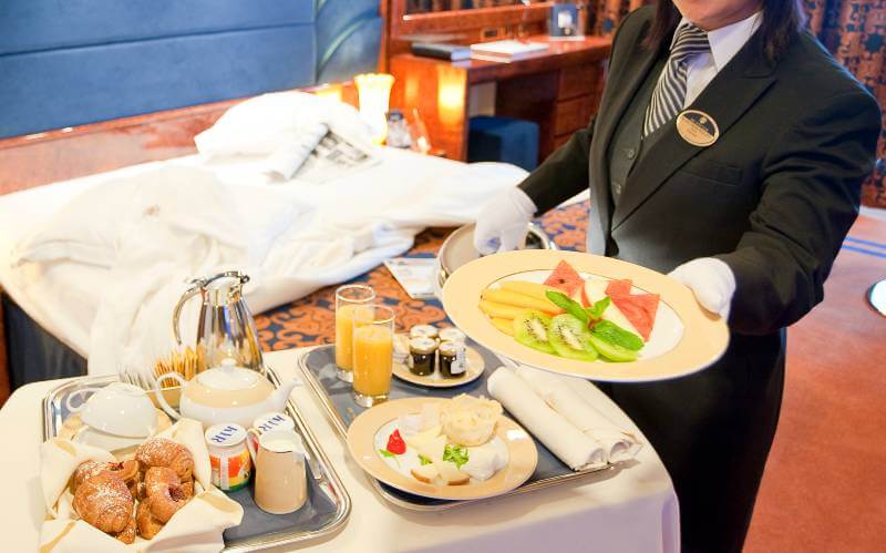 Room service breakfast
