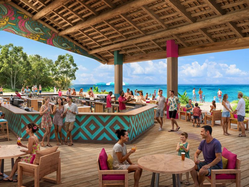 Royal Beach Club lelepa Arrival Bar