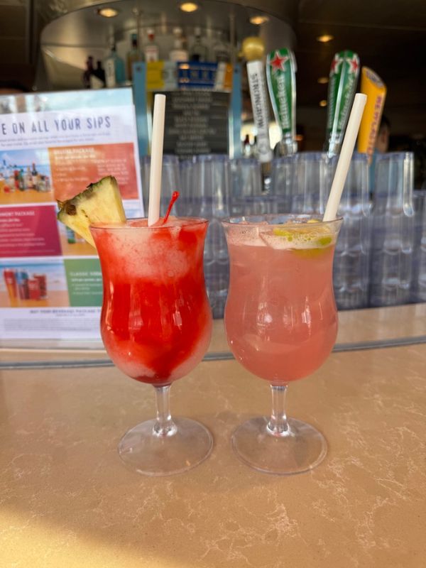 cocktails on a Royal Caribbean cruise