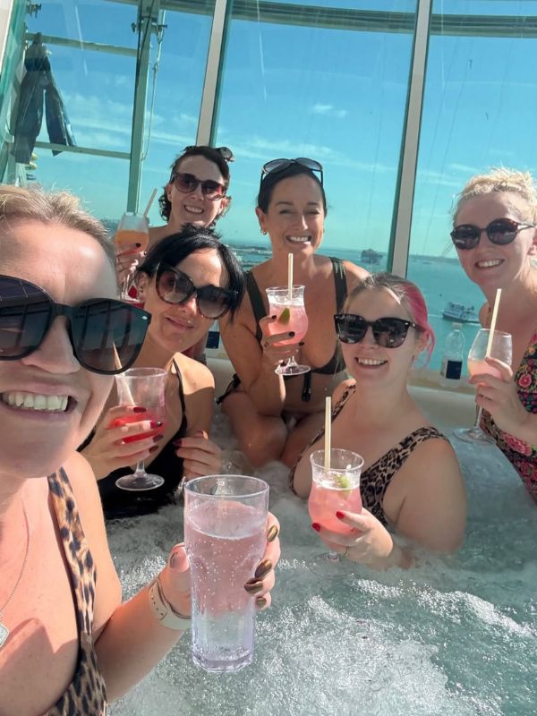 Royal Caribbean hot tub