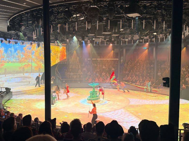 Royal Caribbean ice skating show
