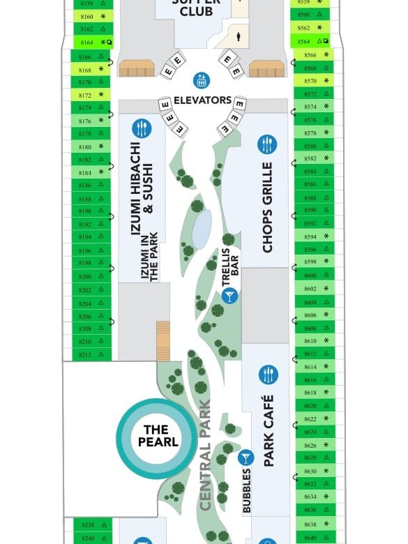 Icon of the Seas deck plan